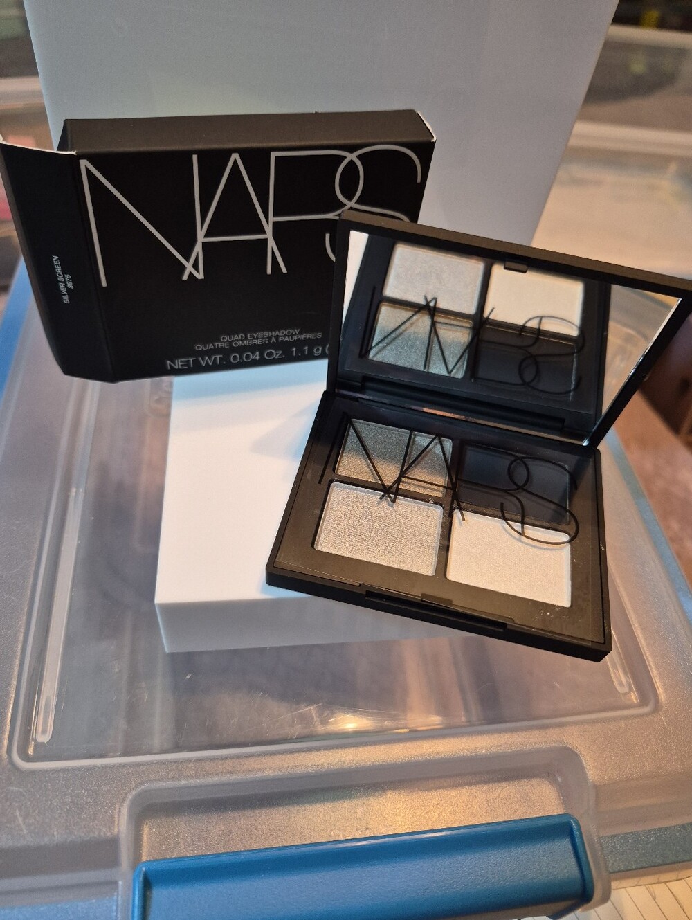 NARS Quad Eyeshadow Palette: Silver Screen (Silver, Pewter, Black, Ivory), NIB - Picture 2 of 6